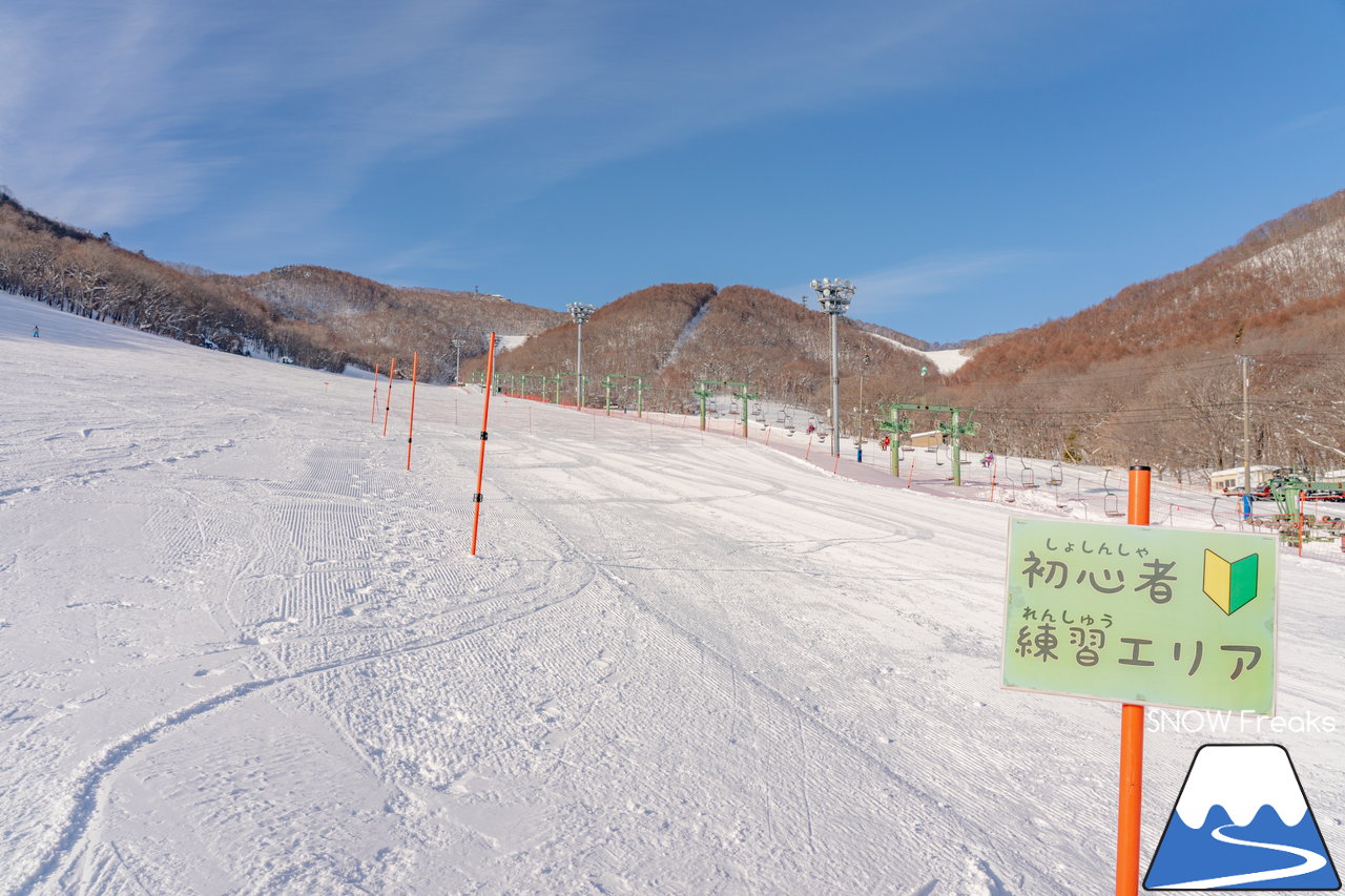 札幌藻岩山スキー場｜本日、雲一つ無い快晴！札幌藻岩山の全10コースの滑走にチャレンジ(^^)/